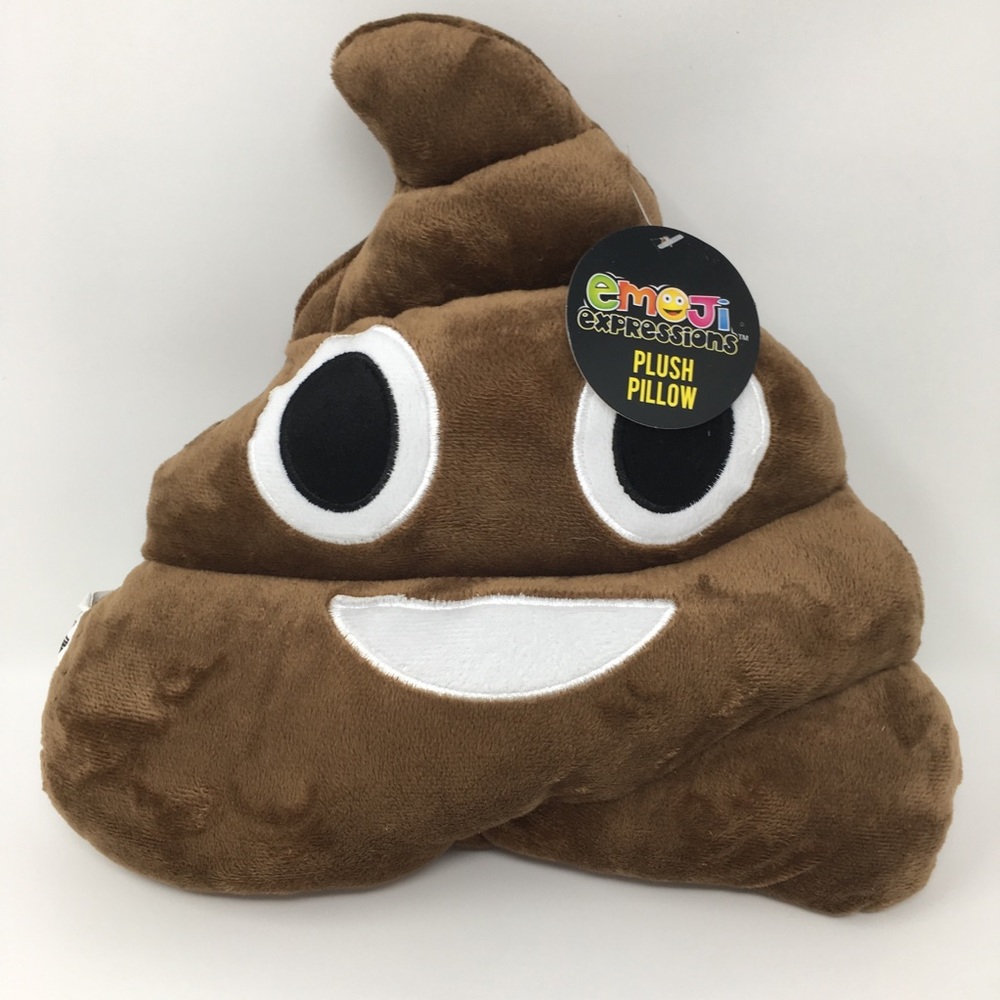 Poop Emoji Pillow